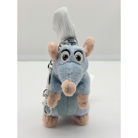 Disney Parks Epcot Chef Remys Ratatouille Adventure Plush Mouse Rat 5" Keychain - Picture 12 of 12